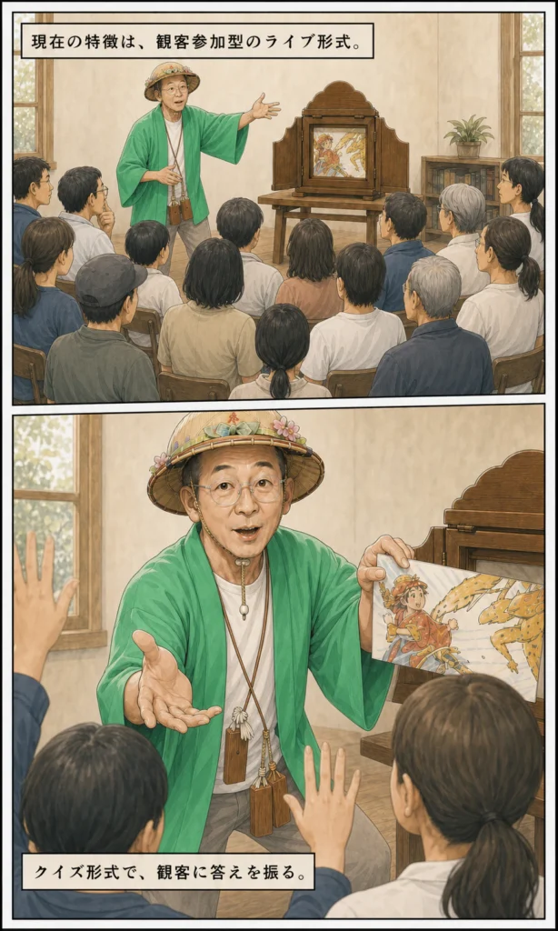 ふろん茶 観客参加型ライブ紙芝居ストーリー漫画 15ページ目