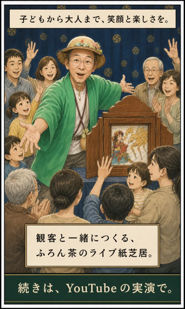 ふろん茶 観客参加型ライブ紙芝居ストーリー漫画 22ページ目
